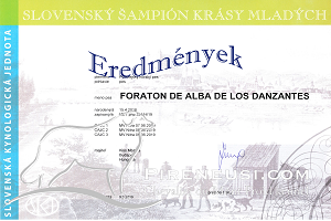 Foraton de Alba de los Danzantes Eredmények