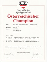 Ice King du Domaine de Peyrac Eredmények